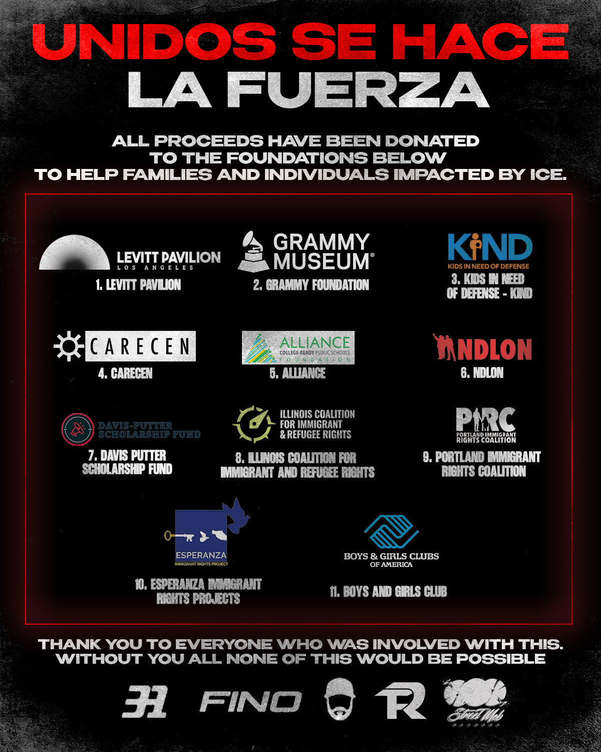 Unidos Se Hace La Fuerza ; Supported Foundations